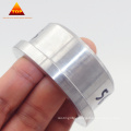 High Purity Flanged Bushing And Sleeve CNC Machining